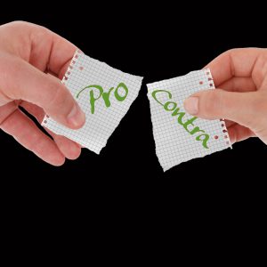 Pro und Contra_grün